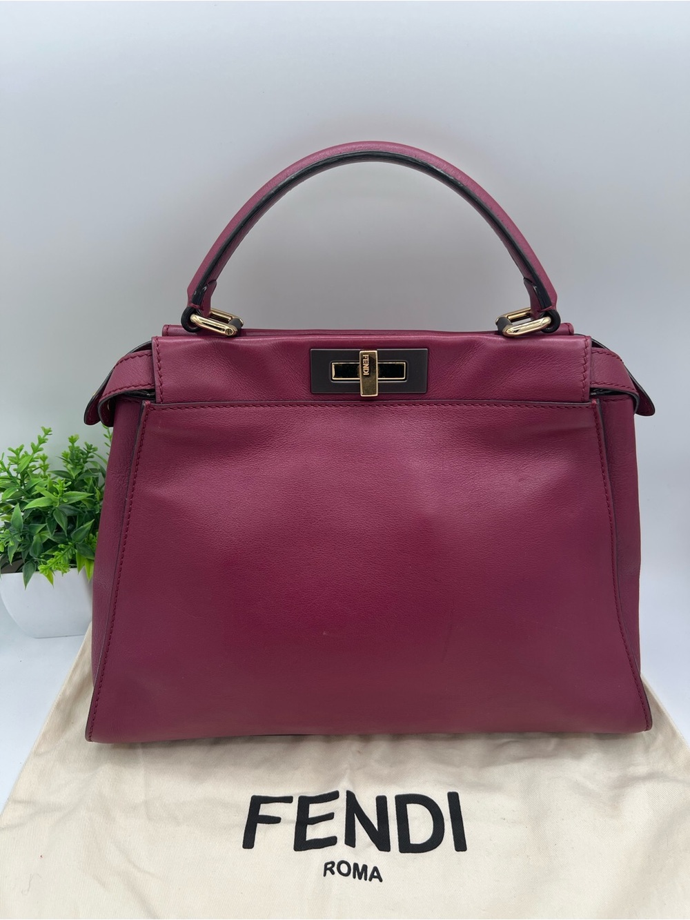 Fendi peekaboo medium tote bag 😍